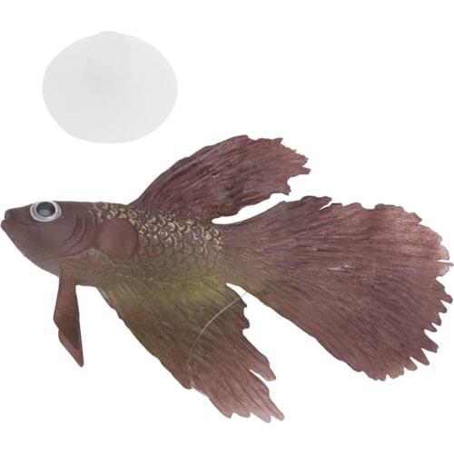 Artificial Soft Silicone Glowing Effect Betta Aquarium Fish Tank Ornament Decor