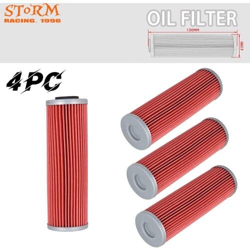 4PCS Motorcycle Oil Filter Cleaner For KTM 950 990 1190 1290 Super Enduro R Adventure RC8 Super Adventure Supermoto Dirt Bike