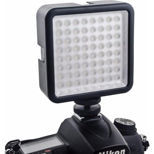 Mini LED Camera Video Lamp Panel Macrophotography Outdoor SLR LED Photo Lights LED64 for DSLR Camera Camcorder mini DVR