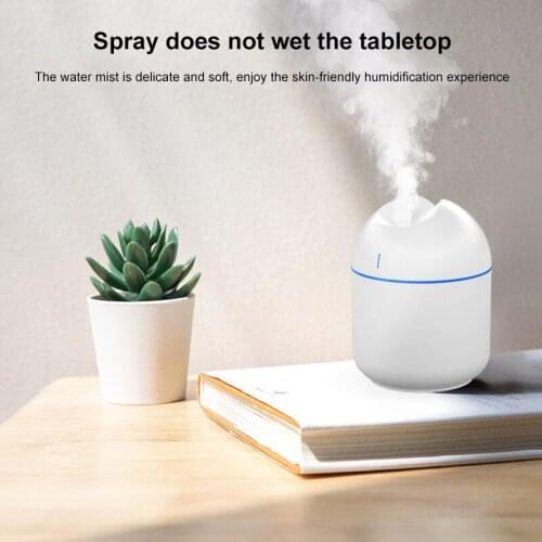 New Hot Cute 200ML Mini Air Humidifie Desktop Indoor Romantic USB Air Atomizing Household Silent Large Spray Humidifier