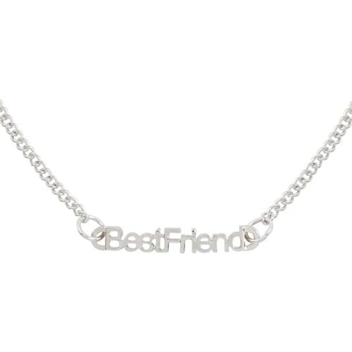 Fashion Best Friends Forever Necklace Letter Best Friend Pendant BBF Black Gold Necklaces&Pendants Unisex Jewelry Accessories