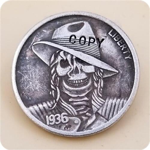 Hobo Nickel Coin_Type #35_1936-S BUFFALO NICKEL COIN COPY