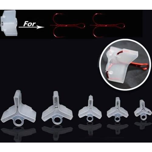 NoEnName_Null High Quality 50pcs Durable Fishing Treble Hooks Covers Case Bonnets Caps Protector Set New