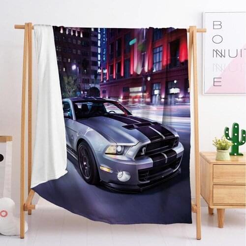 Spring and summer 2020 new luxury locomotive Throw Blanket tapestry sleeping blanket flannel blanket double single bedding