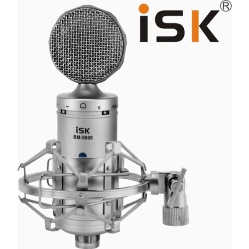 Original ISK BM-5000 Professional condenser Microphone for Computer Recording Studio Performance Mic Shock Mount gift