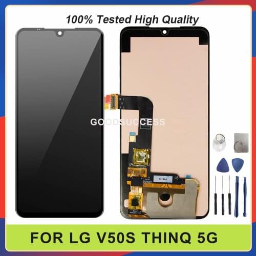 Original For LG G8X ThinQ 2019 G850 LMG850EMW / LG V50S THINQ LM-V510N 5G LCD Display Touch Screen Digitizer Assembly Free Tools