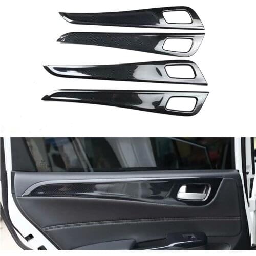4Pcs/set Car Interior Door Handle Frame Trim Styling For Honda Jetta 2013-2020 Left Hand Drive ABS Car Accessories