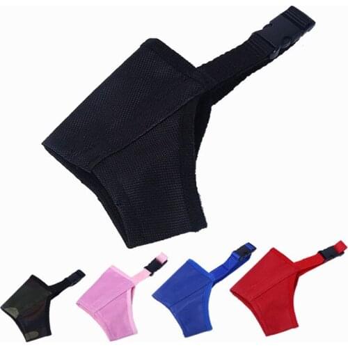Adjustable Nylon Dog Mouth Muzzle for Small Medium Large Dogs Anti Bark Bite Chew Dog Muzzles Training Products Pet Accessories