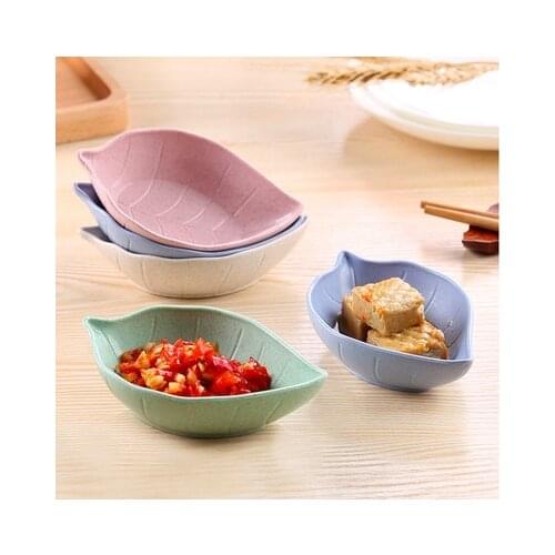 Wheat Straw Sauce Dish Sauce Dip Dish Seasoning Bean Dish Sauce Salt Snack Small Dish Kitchen Seasoning Dish Condiment Bottle