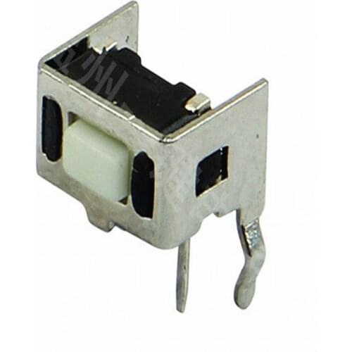 50pcs Tact switch 3*6*4.3 with stand button pin TS-B018 horizontal two-leg side press connector vertical