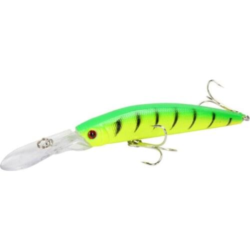 1PCS Quality Minnow Fishing lures 14.5cm 15.5g Artifiicial Hard Bait with 4#hook Wobblers For Sea Lake Fishing Tools 6 Colors