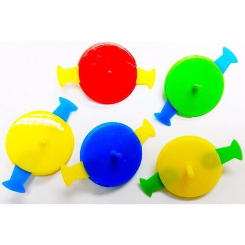12 Plastic 4CM Spin Tops 185 Boys Kids Game Prize Gift Favours Birthday Party Favors Pinata Bag Filler Loot Gag
