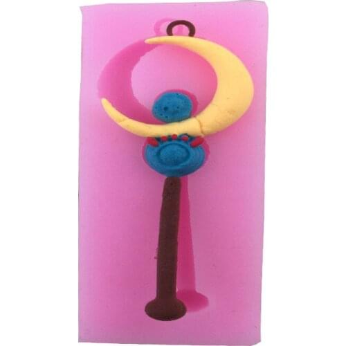 Free Shipping Kitchen DIY Creative 3D DIY Magic Wand Fondant Silicone Mold Fondant Cake Mold Chocolate Mold Epoxy A1008