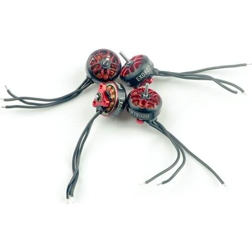 One-Piece Bell Design Happymodel EX0802 KV19000 1S Brushless Motor for 65mm 75mm 85mm FPV Racing Moblite6 7 Drones