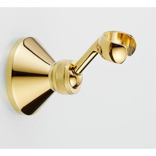 Gold Finish solid brass Shower head Holder Shower Head support Rack bath shower faucet accessories,hardware