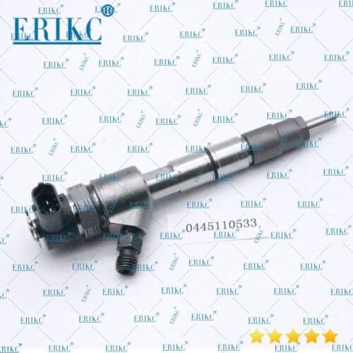 ERIKC 0 445 110 533 Common Rail Diesel Injector Gun 0445 110 533 Diesel Fuel Injection 0445110533