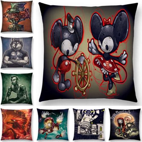 Hot Sale Cool Amusing Computer Game Film Cartoon Protagonist Warrior Funny Things Fantasy Monsters Cushion Cover Pillow Case