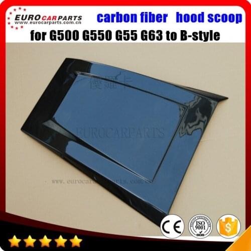 W463 carbon finber hood w463 Windows visor w463 B style front lip and logo for the grille