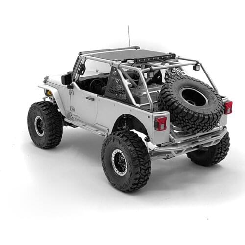 The Metal TUBE Rear Bumper Protective Guard for Capo JKMAX RC Crawler Car