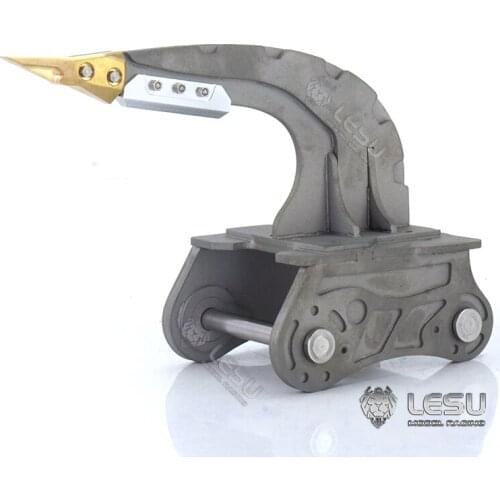 Metal Curved Blade Ripper Scarifier for 1/14 LESU Hydraulic Excavator Carter C374 RC DIY Model