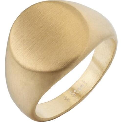 Men Titanium Black Gold Frosted Anti-allergy Smooth Simple Wedding Couples Rings Bijouterie for Man or Woman Gift