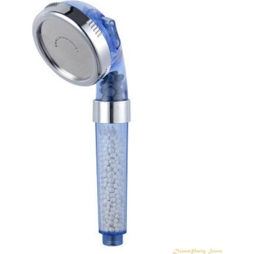 Spa Shower Nozzle Head Sprinkler Negative Ions Anion Temperature Sensor RGB Color Hand Held Spa Shower Filtration Water filter