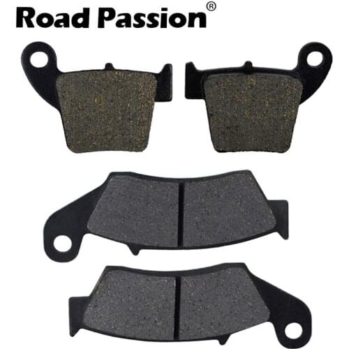 Motorcycle Front Rear Brake Pads For HONDA CRF250R CRF250X 2004-17 CR125R CR250R CR125 CR250 R 02-07 CRF450R 02-16 CRF450X 05-17