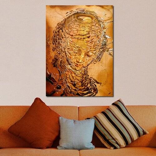Surrealist Salvador Dali Works Canvas Art Modern Wall Pictures For Living Room Home Decor Frame