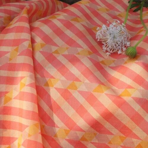 High quality silk cotton fabric digital printing tissu High end dress clothing patchwork