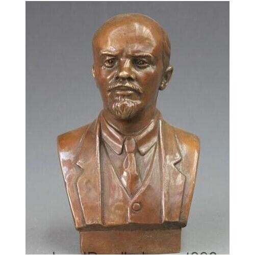 YM 306 Western Bronze Copper Russia Communist thinkers Vladimir Lenin Art Sculpture