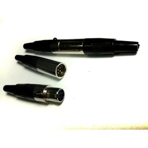 1 Set Mini 6 PIN MINI XLR IN-LINE (1 Male plug +1 Female Jack) ADAPTER