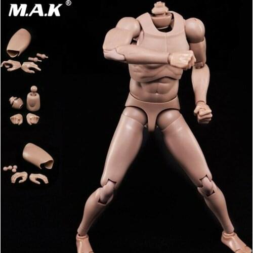 12"in Toys CN MX02-A 1/6 Scale Europe Skin Male Body Figure Model with Neck Connector for 12'' Action Figure COOMODEL