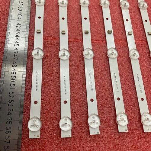 30 PCS/lot LED backlight strip For RCA RTDVD3215-B AOC T3211M 320L 32E9 7S1P 2X7 CC02320D570V12 08 02