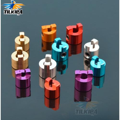 5pcs Good Quality 3mm/4mm Drive Dog Propeller Crutch Fixing Mount Propeller Shaft Connector Joint Drive Dogs For RC Boat Shaft