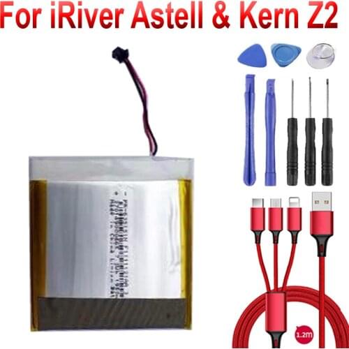 3.8V Battery for iRiver Astell & Kern Z2 +USB cable+toolki