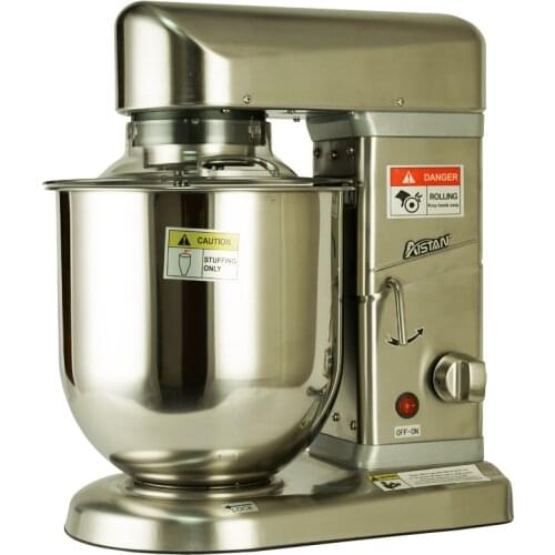 AST-B10S Aistan Stand Mixer, Tilt-Head 5/7/10L Food Mixer, CVT Speed Kitchen Electric Mixer with Dough Hook, Wire Whip Beater