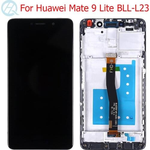 Original Mate 9 Lite LCD For Huawei Mate 9 Lite Display With Frame 5.5" Honor 6X GR5 2017 Display BLN-AL10 BLN-L24 LCD Screen
