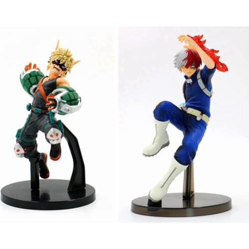 My Hero Academia Midoriya Izuku Bakugou Katsuki Todoroki Shoto DXF 18CM Action Figure