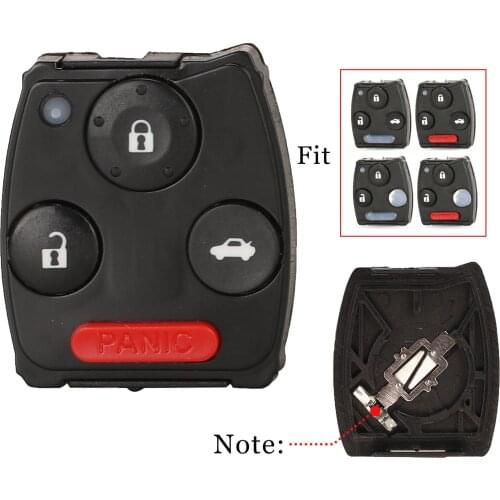 2/3/4 Butotns With Buttons pad Keyless Entry Remote Car Key Fob For Honda Accord 2003 2004 2005 2006 2007