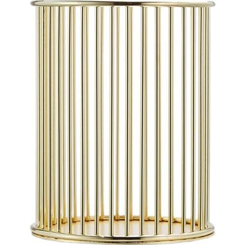 2 Colors Beauty Makeup Storage Box Cylindrical Case Storage Lipstick Brush Pen Holder Organizer Iron