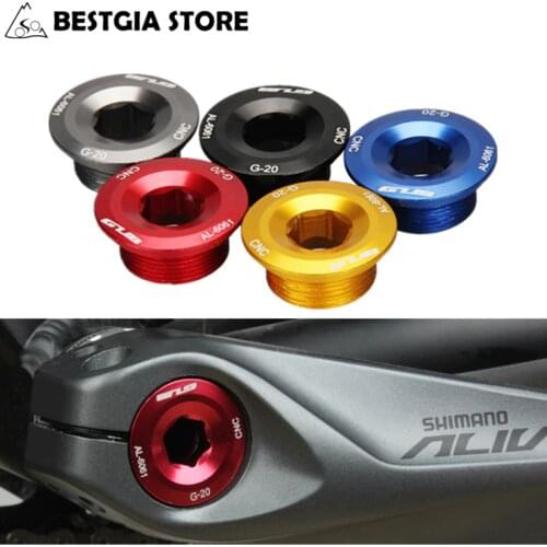 MTB Road Bike Crank Arm Bolt Crankset Fixing Bolt Screw CNC for SHIMANO 590,598,XT Bicycle Crank Arm Screw BB Axis Screws Cover