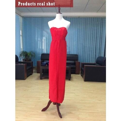 New Maternity Photography Props Clothes For Pregnant Women Dress Pregnancy Clothing Photo Shoot Red Long Dress