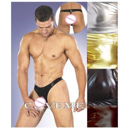 Expose Taste Leatherwear*1943*sexy T-Back G-String Brief Underwear Triangle pants Trousers Suit Jacket boxer free shipping