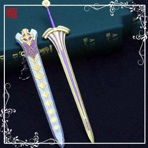 Destiny Night Weapon Sword King Arthur Old Sword Black Joan Of Arc Zinc Alloy Weapon Toy Model Weapon Die-casting