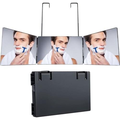 3 Way Mirror Adjustable Trifold Mirror Self Hair Cutting And Styling DIY Haircut Tool For Card Magic Accessories Stage Mirrors