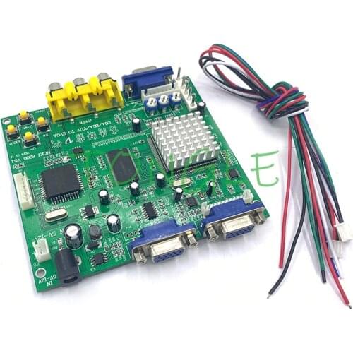GBS-8200 Video Converter CGA / EGA / YUV / RGB PARA VGA Jogo De Arcade Jamma Monitor De LCD