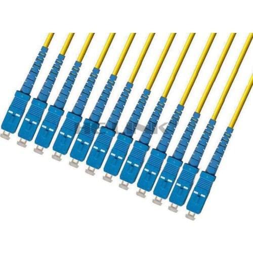 LODFIBER 120M SC-SC Outdoor Armored Singlemode 12 Strands Fiber Optic Cable Patch Cord 9/125