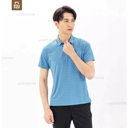 Xiaomi mijia simple casual quick-drying lapel polo shirt comfortable breathable mercerized cotton mens short sleeves
