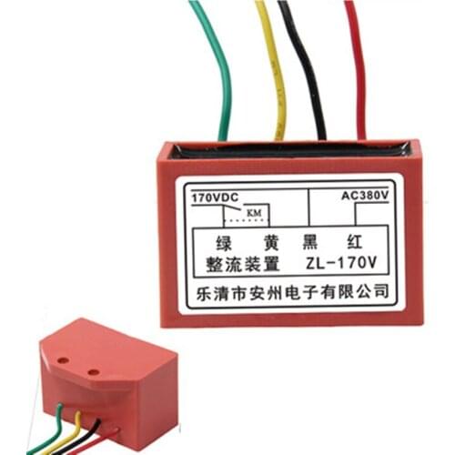 1pcs ZL-170-4 motor brake brake rectifier RY-170-4 rectifier device into 380VAC out of 170VDC