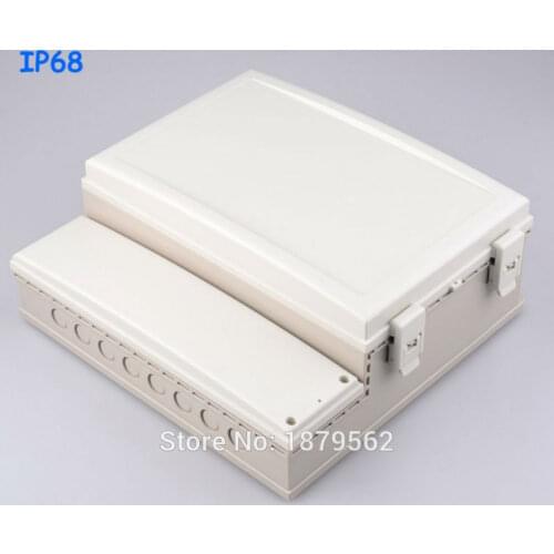 [2 styles] 301*291*120mm IP68 watperproof enclosure ABS box for electronic project housing DIY junction box plastic control box